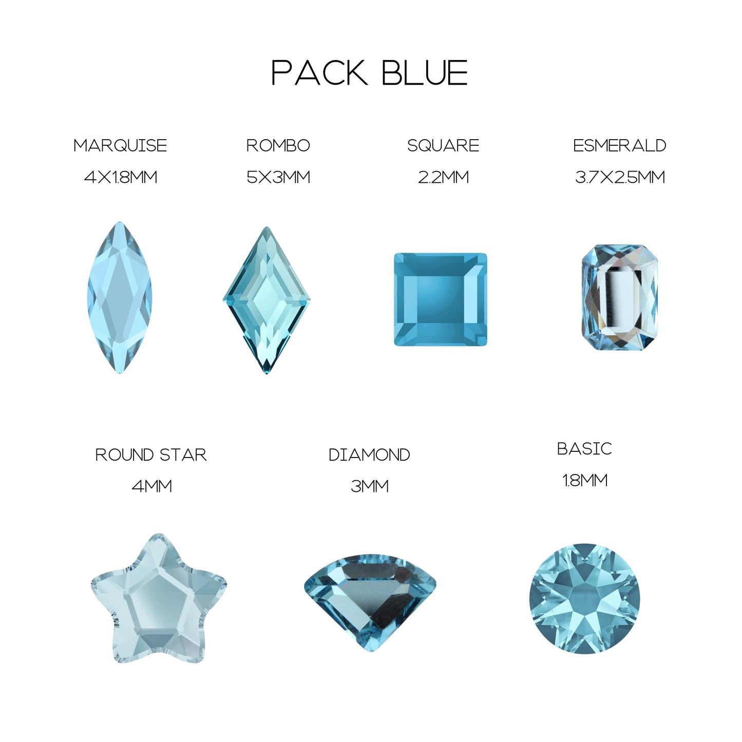 PACK SWAROVSKI AZUL - Gems By Mar