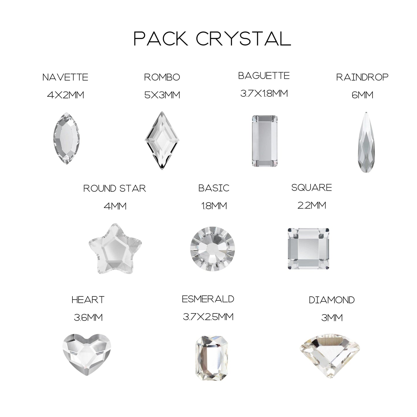 PACK SWAROVSKI CRYSTAL - Gems By Mar