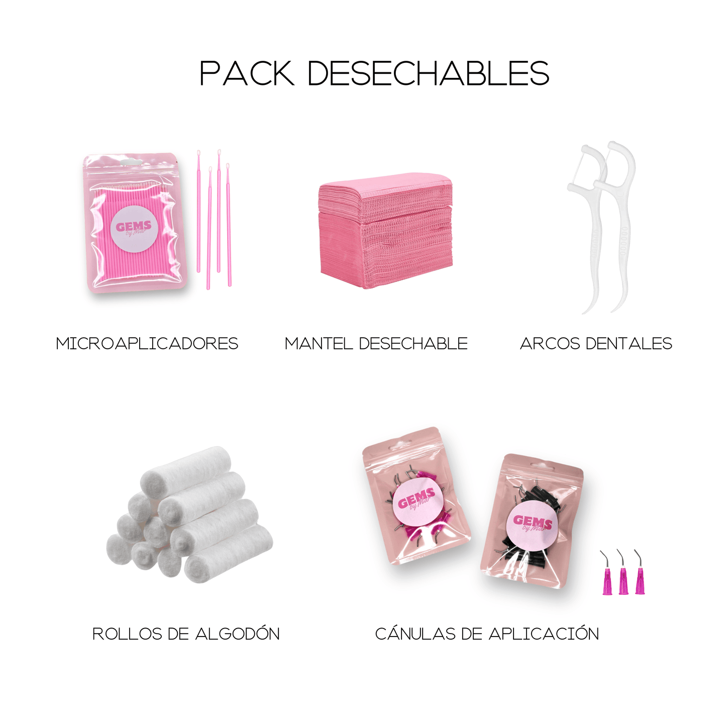 PACK DESECHABLES - Gems By Mar