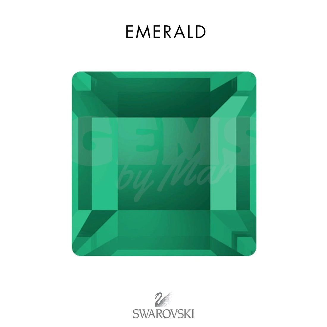 SWAROVSKI® Square Emerald