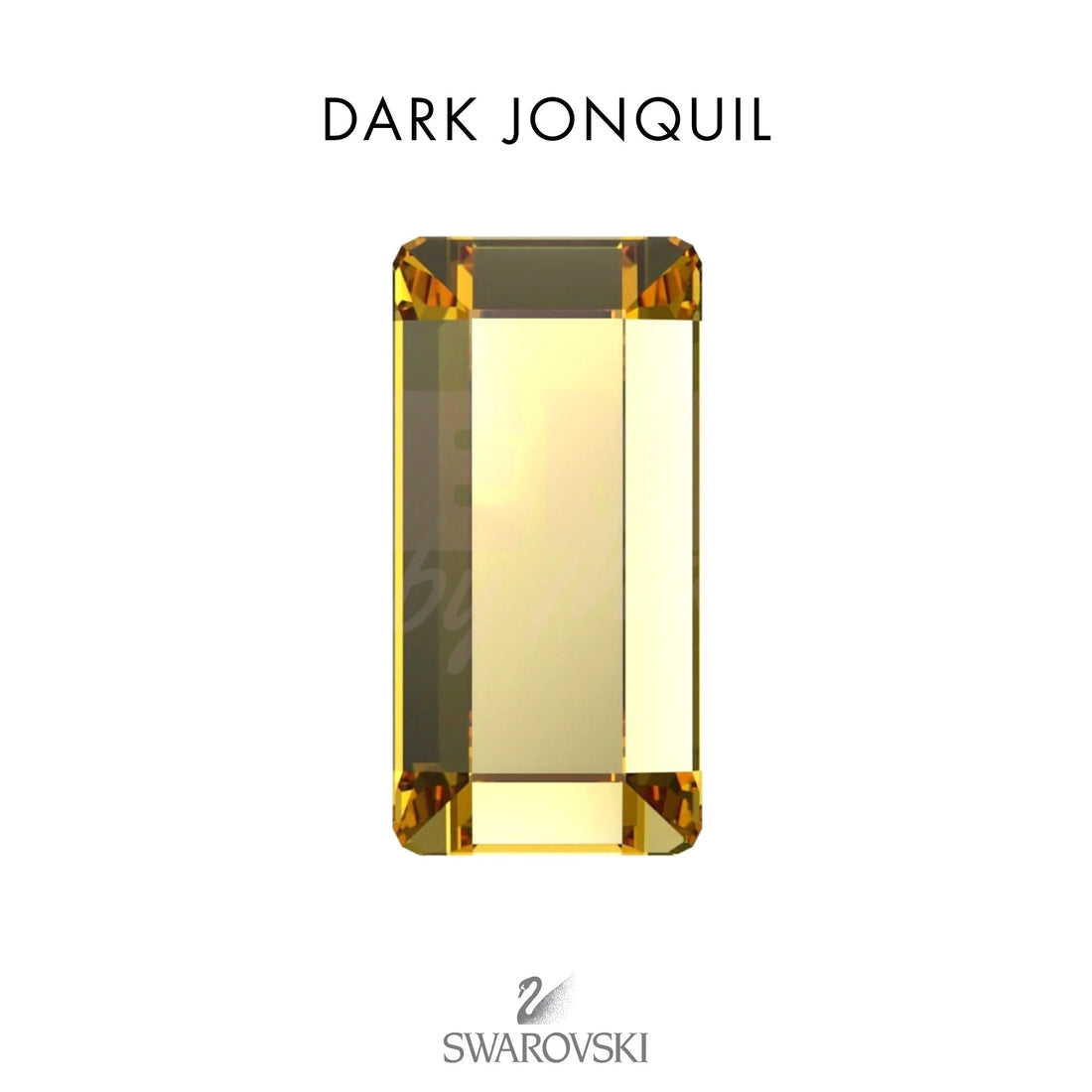 SWAROVSKI® Baguette Dark Jonquil