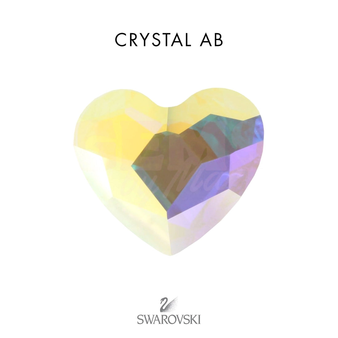 SWAROVSKI® Heart Crystal AB