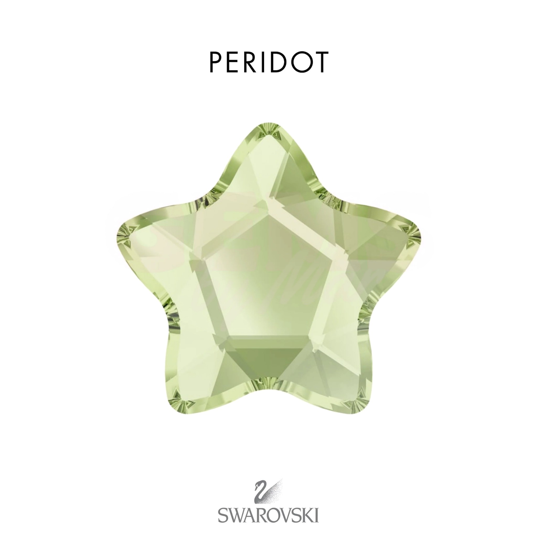 SWAROVSKI® Round Star Peridot