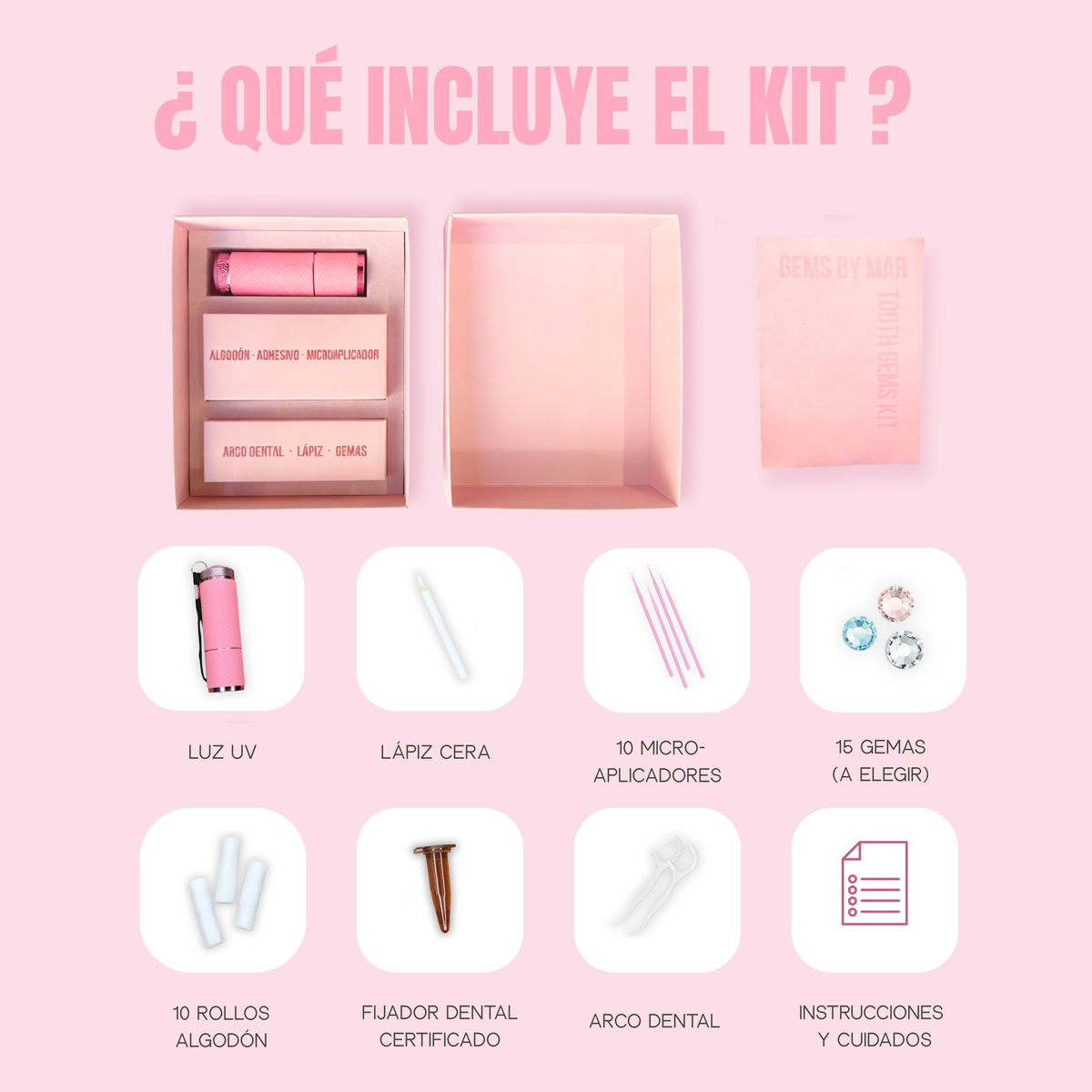 Kit DIY de gemas dentales para poner en casa (2) – Gems By Mar