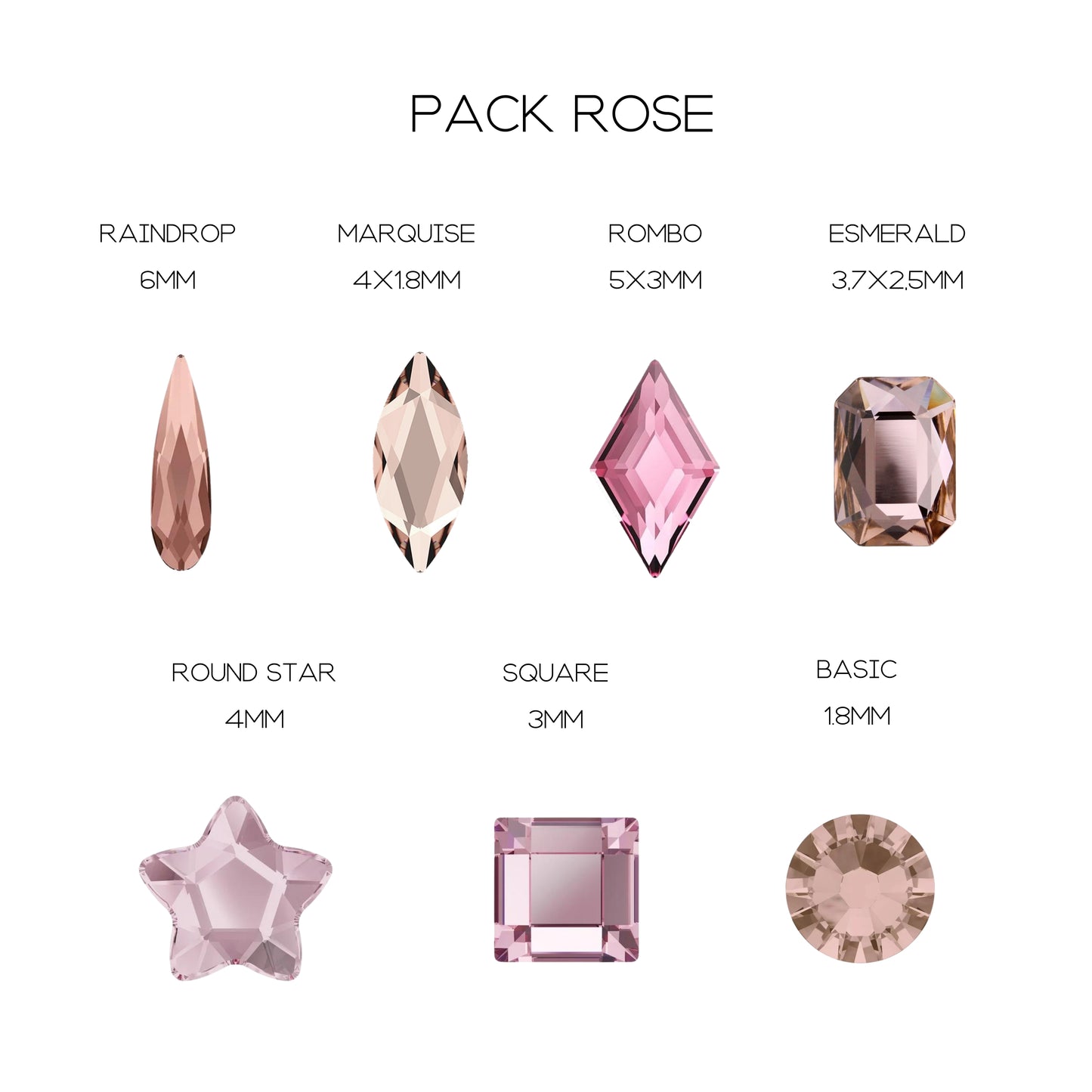 PACK SWAROVSKI ROSA