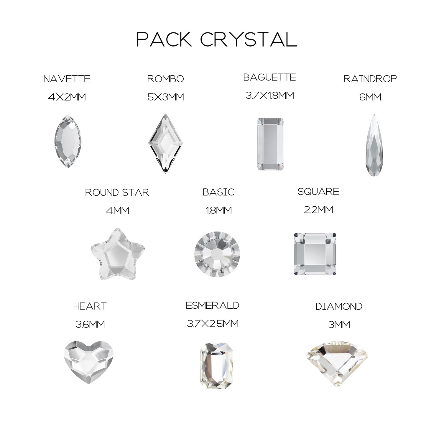 PACK SWAROVSKI CRYSTAL