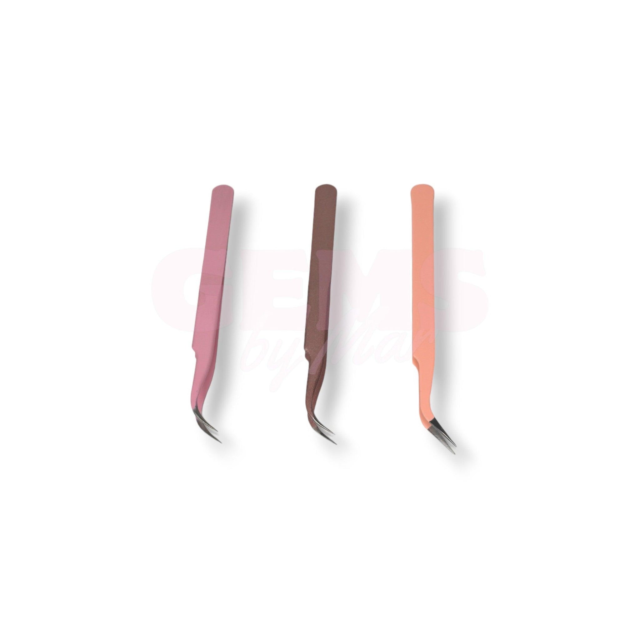 Pinzas curvadas - Gems By Mar