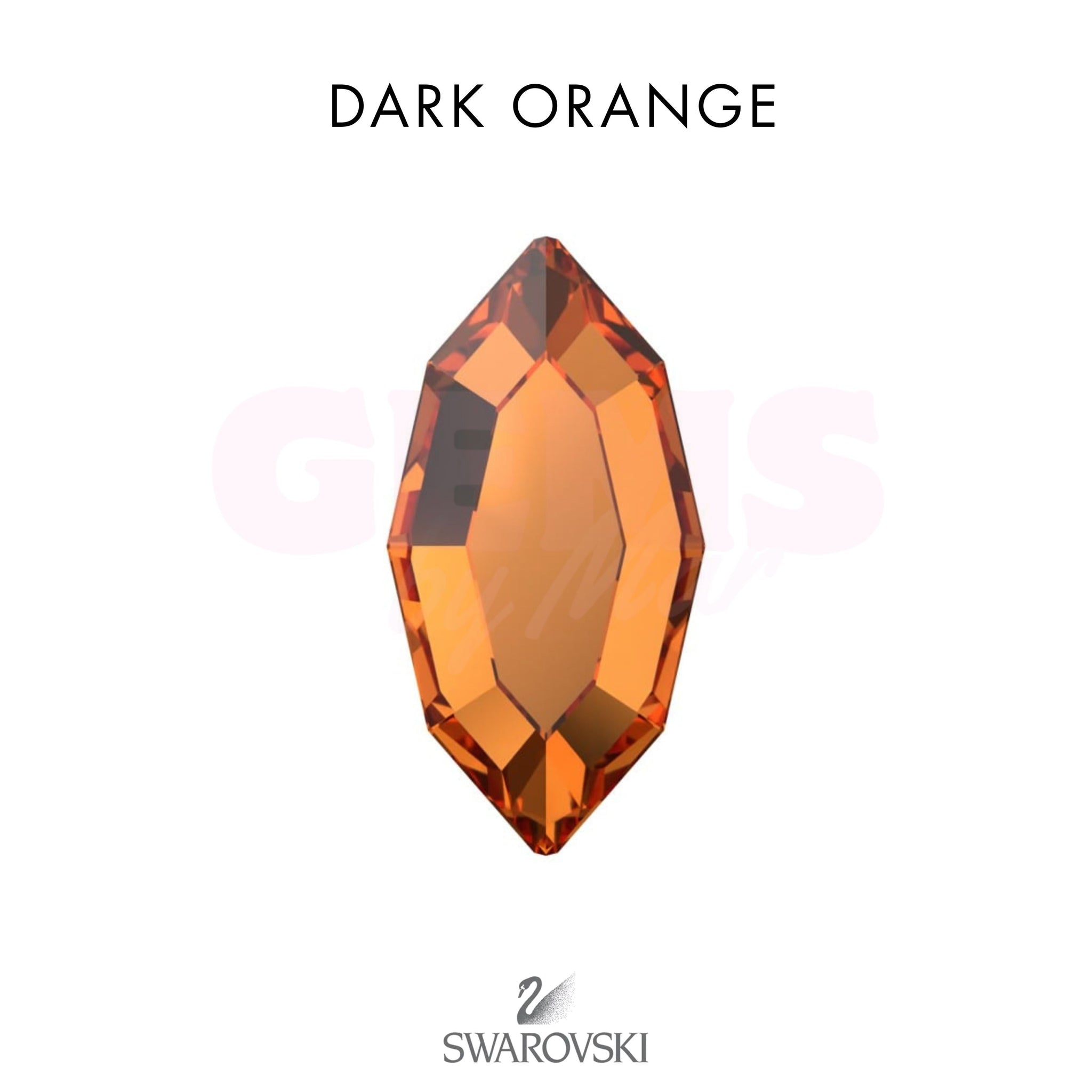 SWAROVSKI® Navette Dark Orange