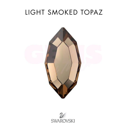 SWAROVSKI® Navette Light Smoked Topaz