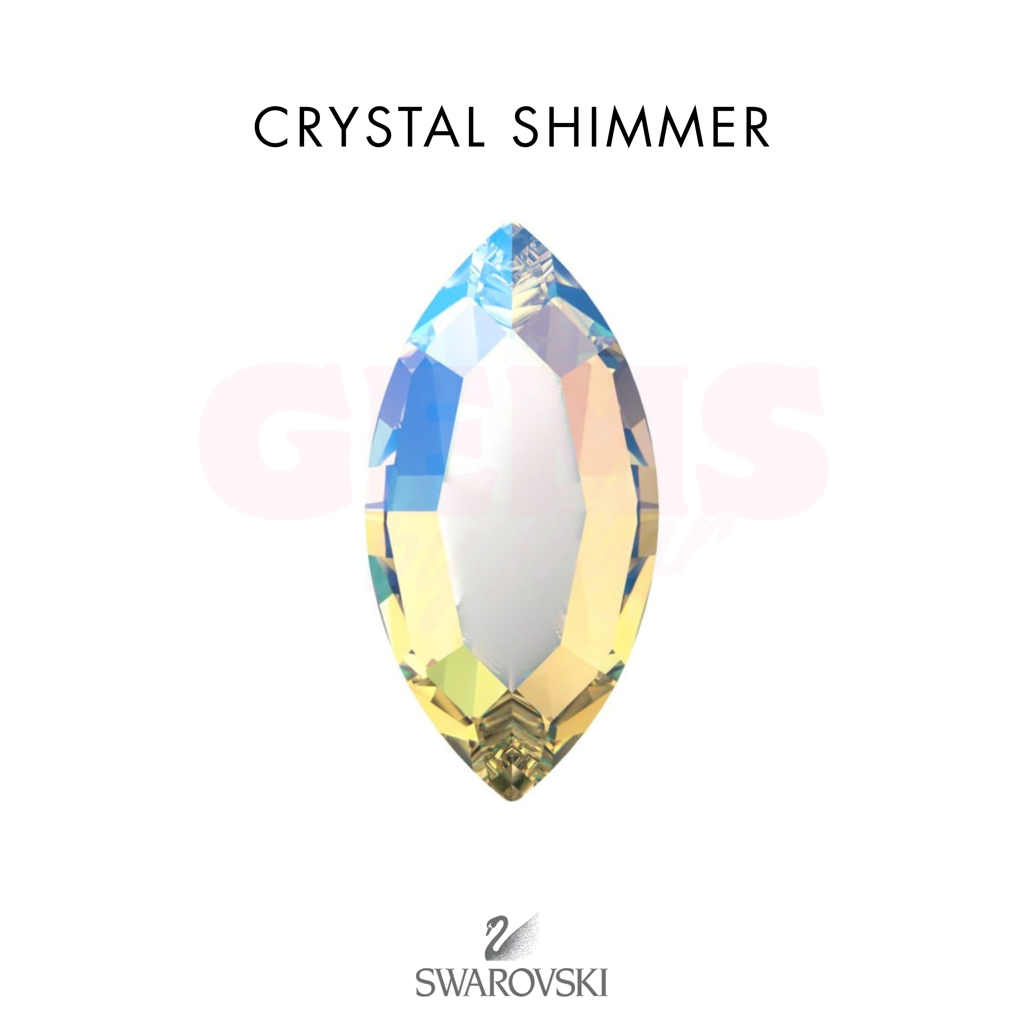 SWAROVSKI® Navette Crystal Shimmer