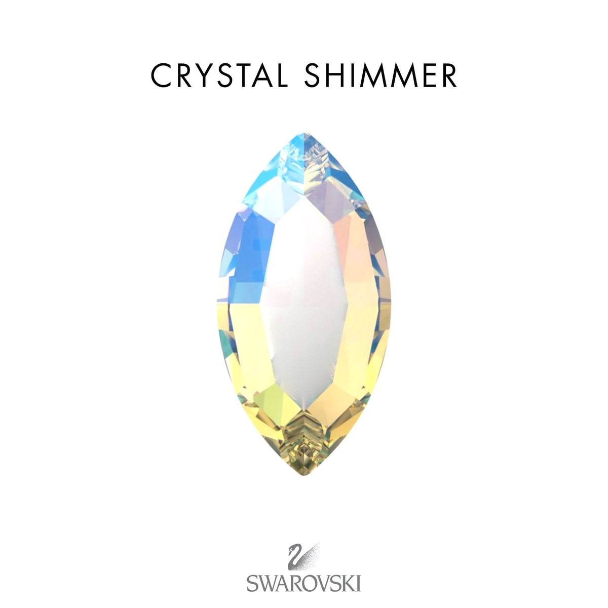 SWAROVSKI® Navette Crystal Shimmer