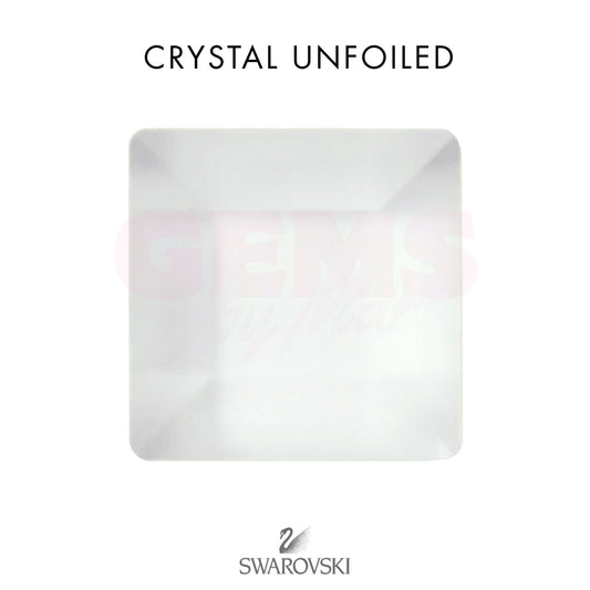 SWAROVSKI® Square Crystal Unfoiled