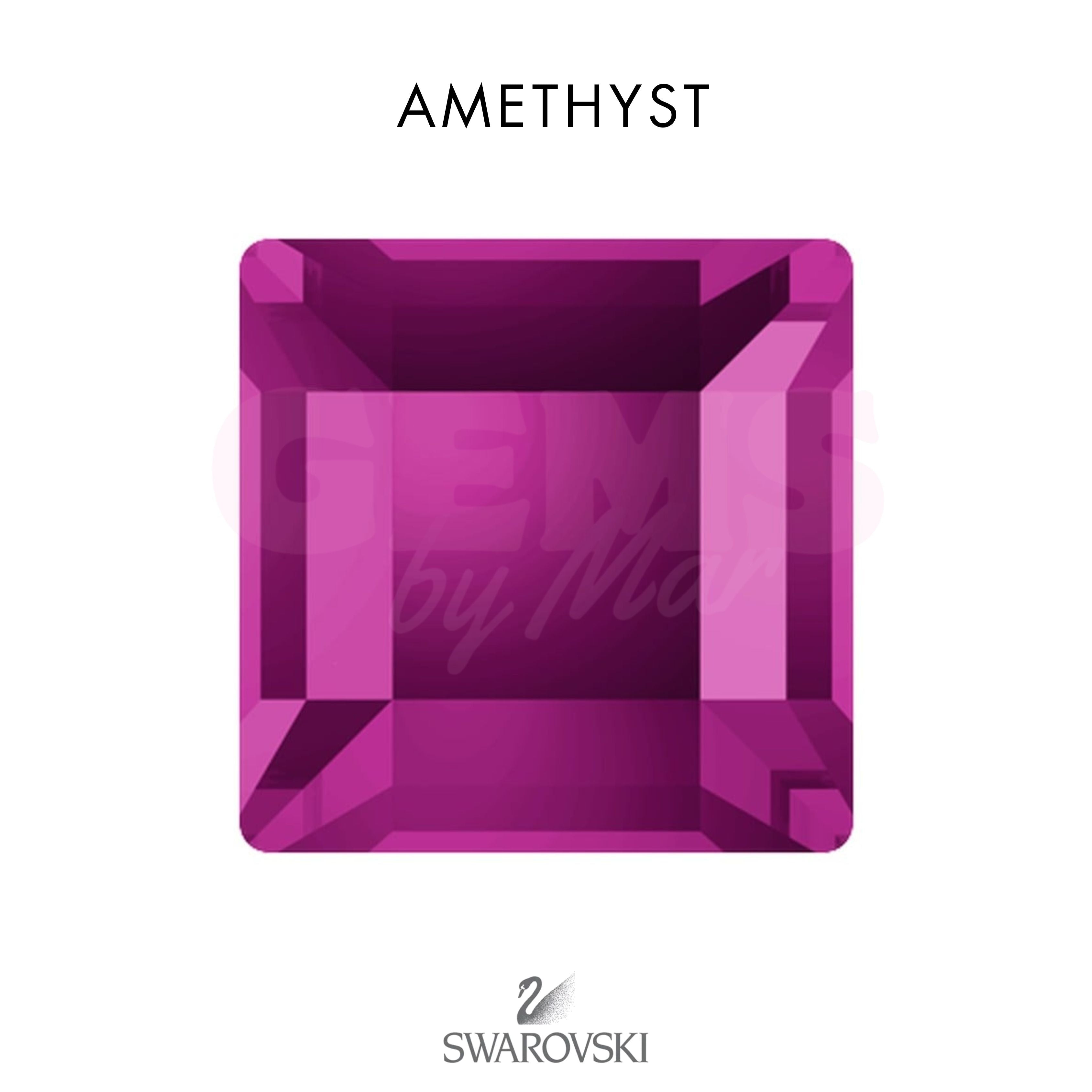 SWAROVSKI® Square Amethyst