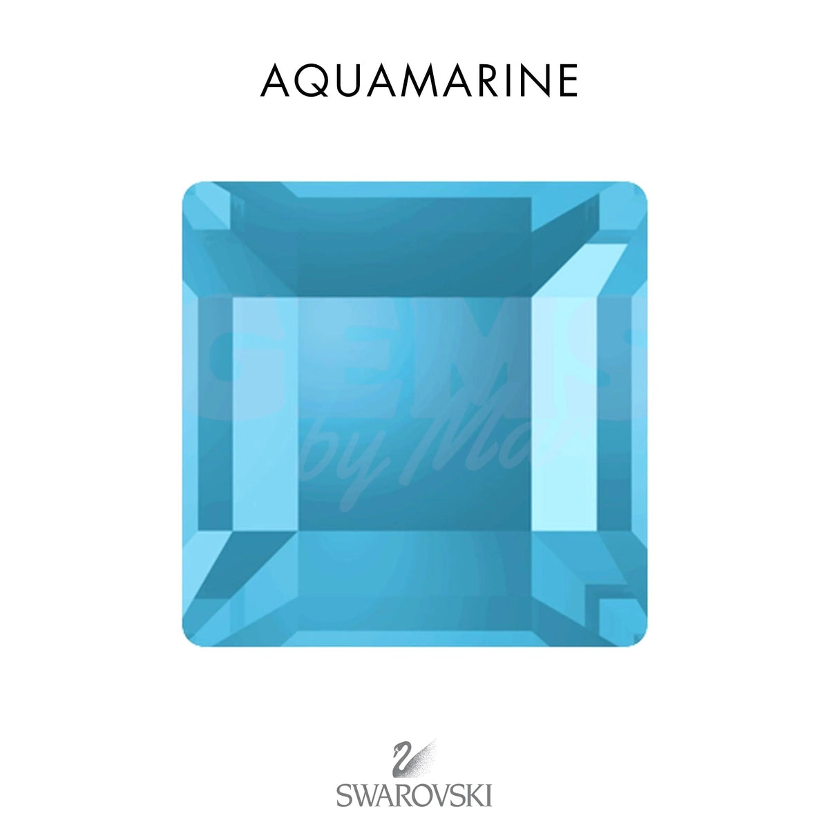 SWAROVSKI® Square Aquamarine