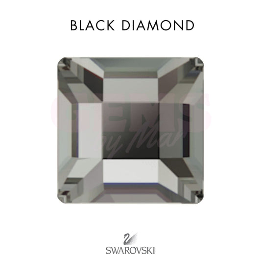 SWAROVSKI®  Square Black Diamond