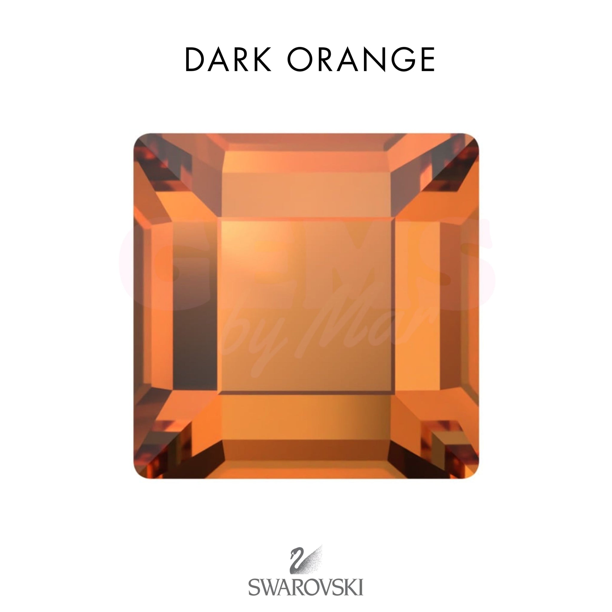 SWAROVSKI® Square Dark Orange
