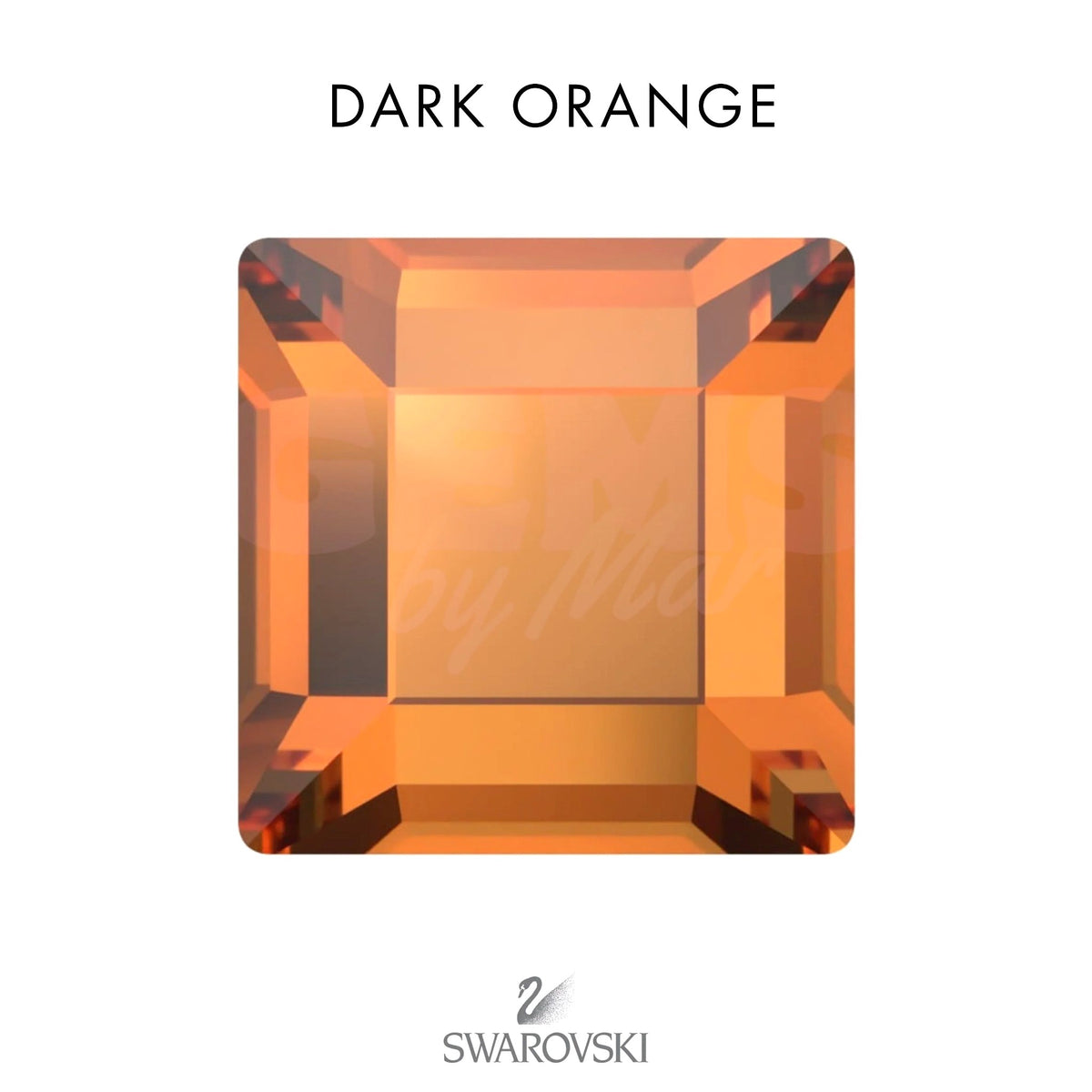 SWAROVSKI® Square Dark Orange