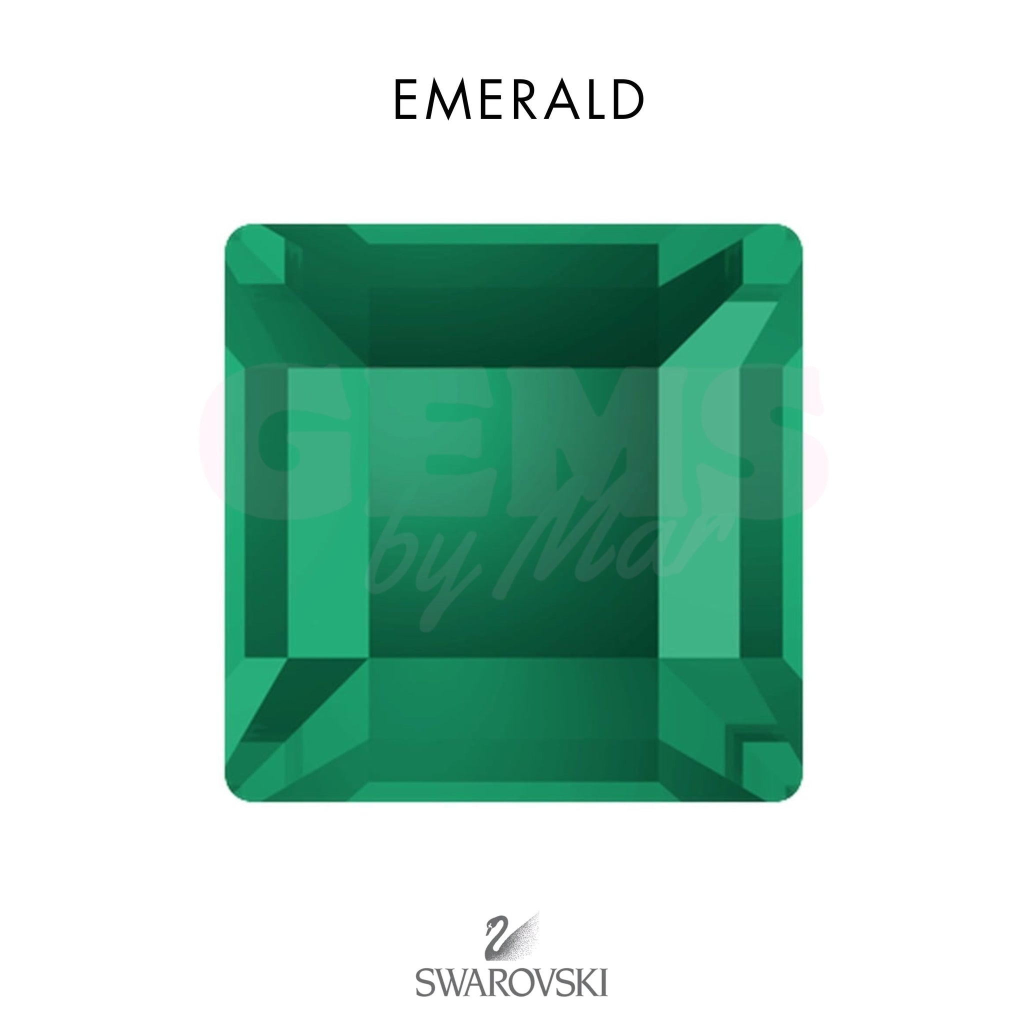 SWAROVSKI® Square Emerald