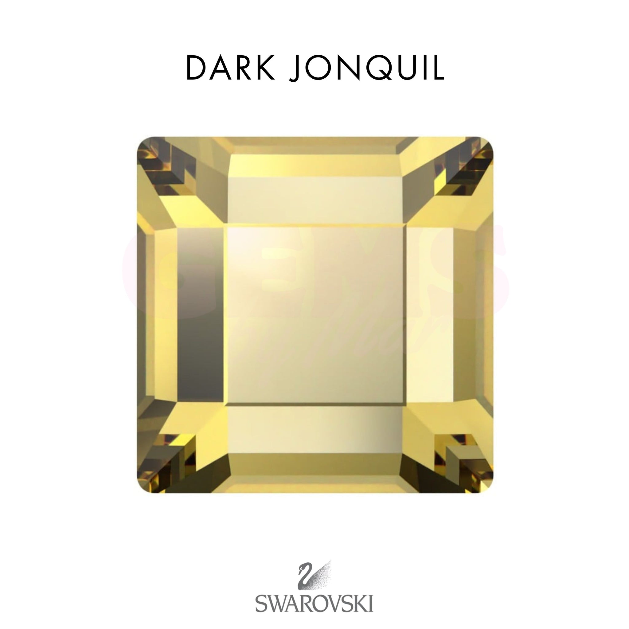 SWAROVSKI® Square Dark Jonquil