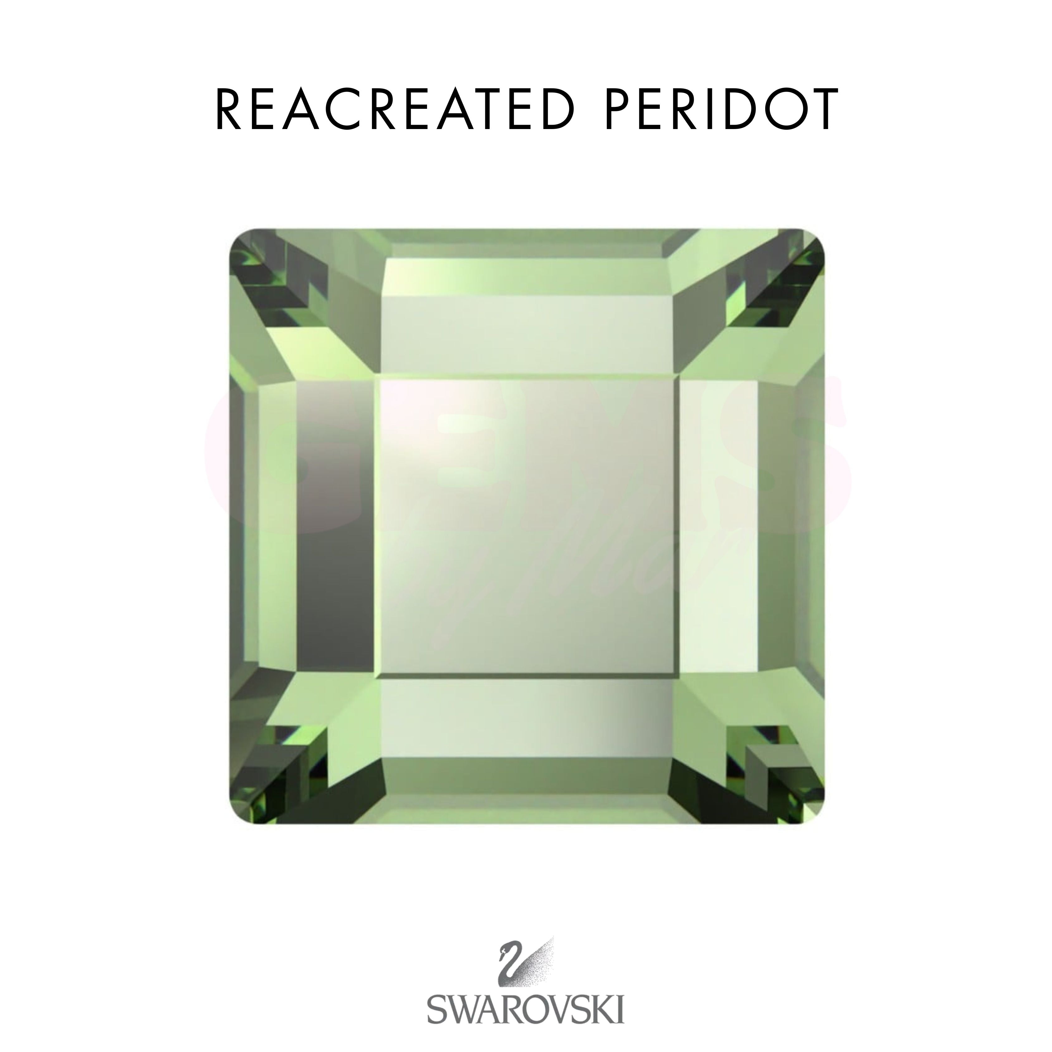 SWAROVSKI® Square Recreated Peridot