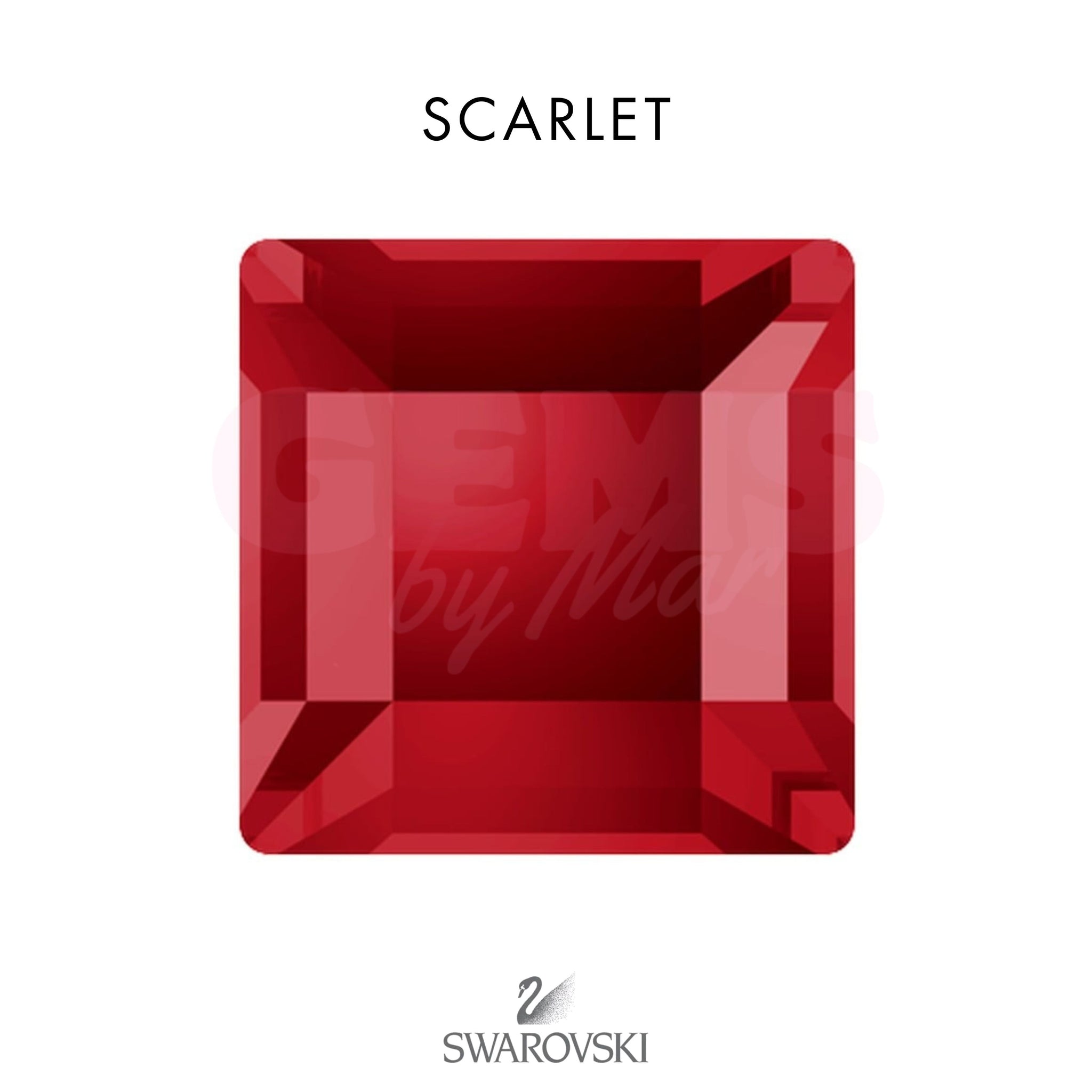 SWAROVSKI® Square Scarlet