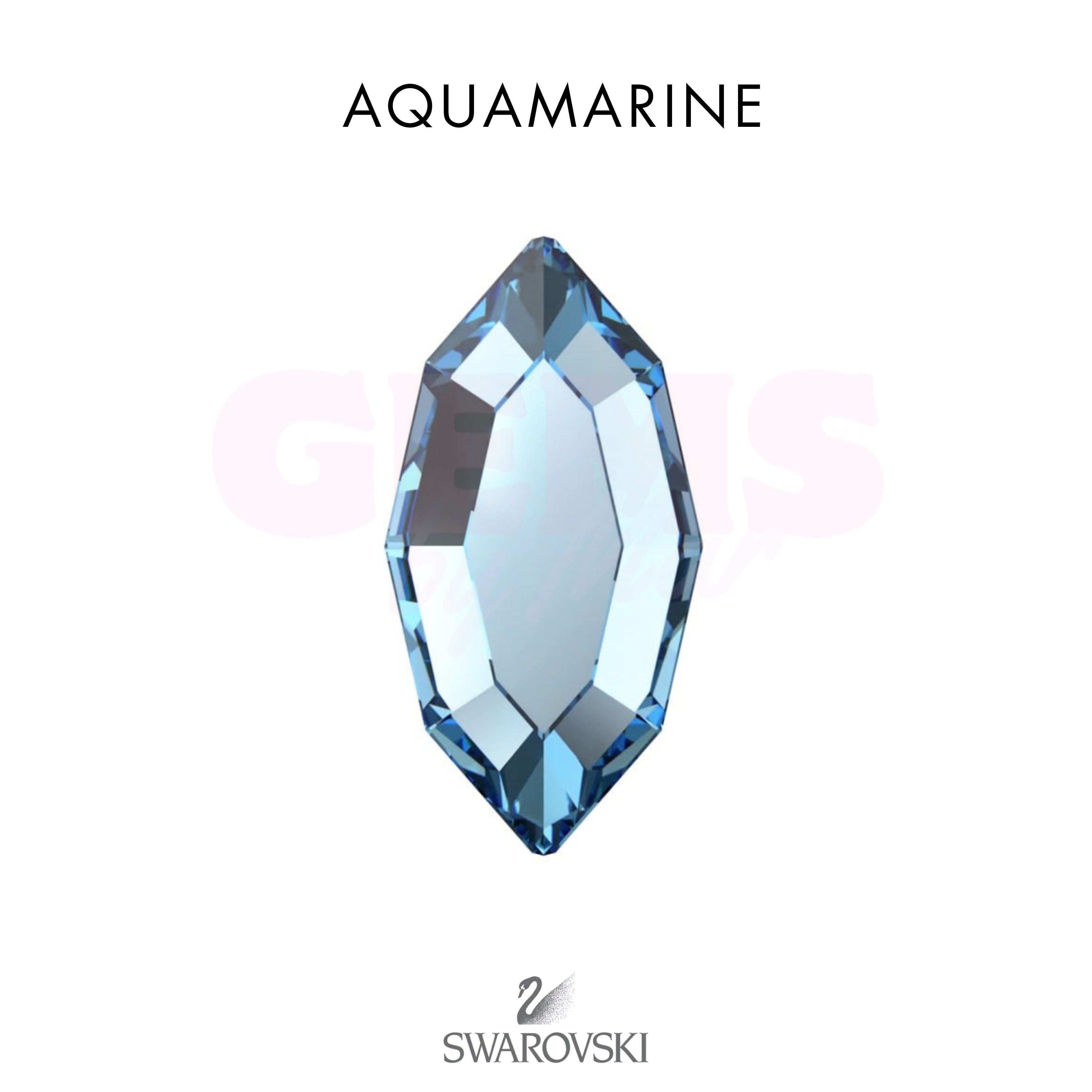 SWAROVSKI® Navette Aquamarine