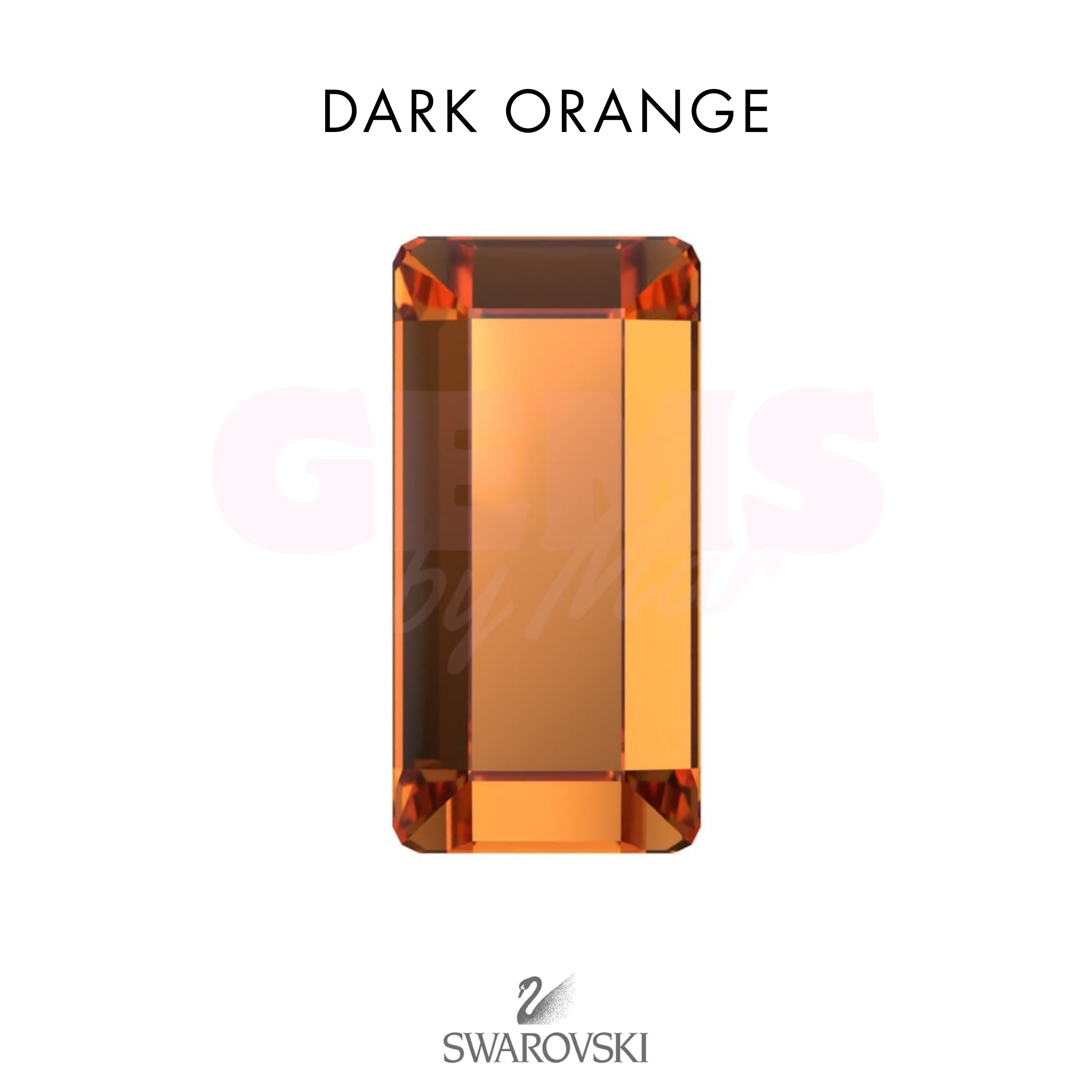 SWAROVSKI® Baguette Dark Orange