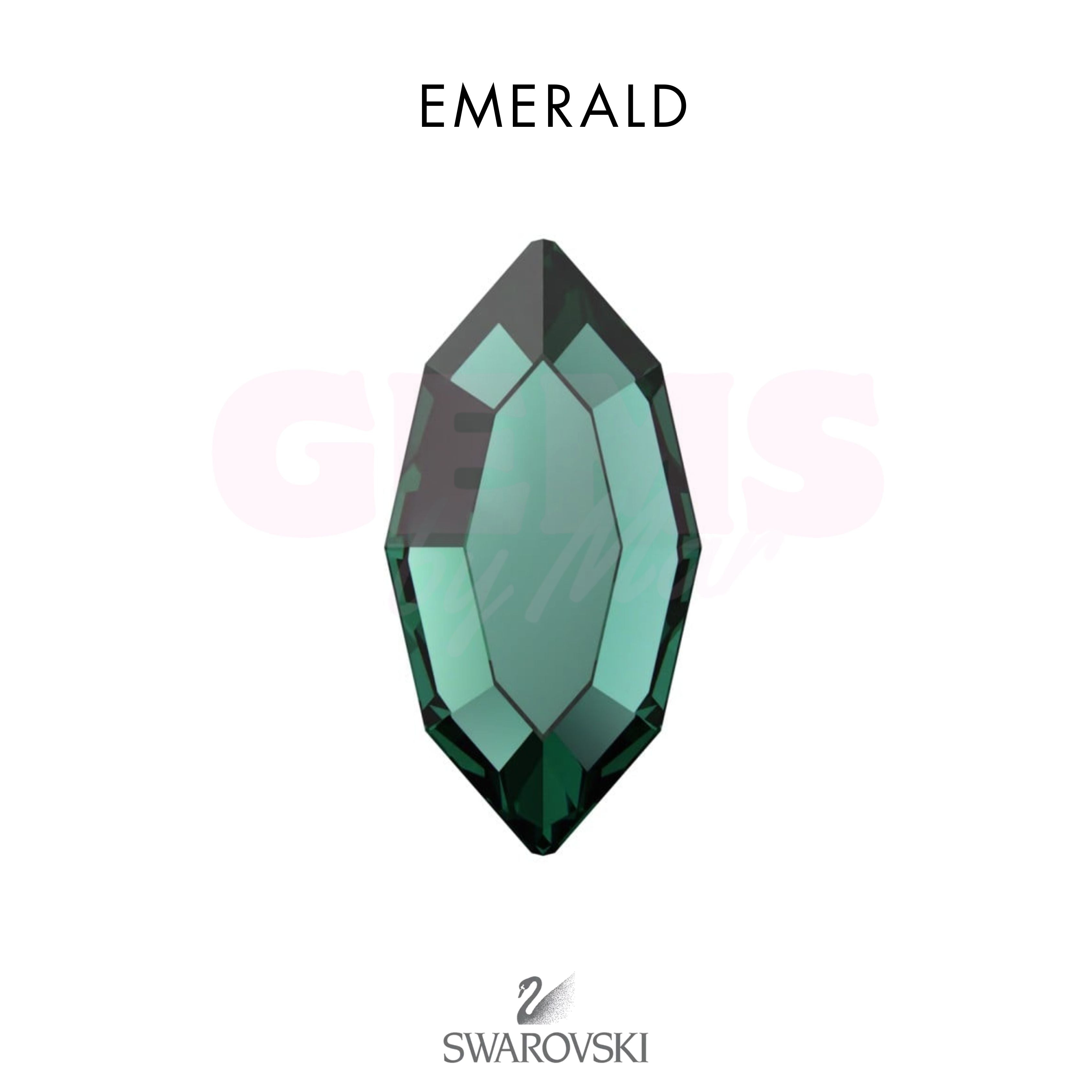 SWAROVSKI® Navette Emerald