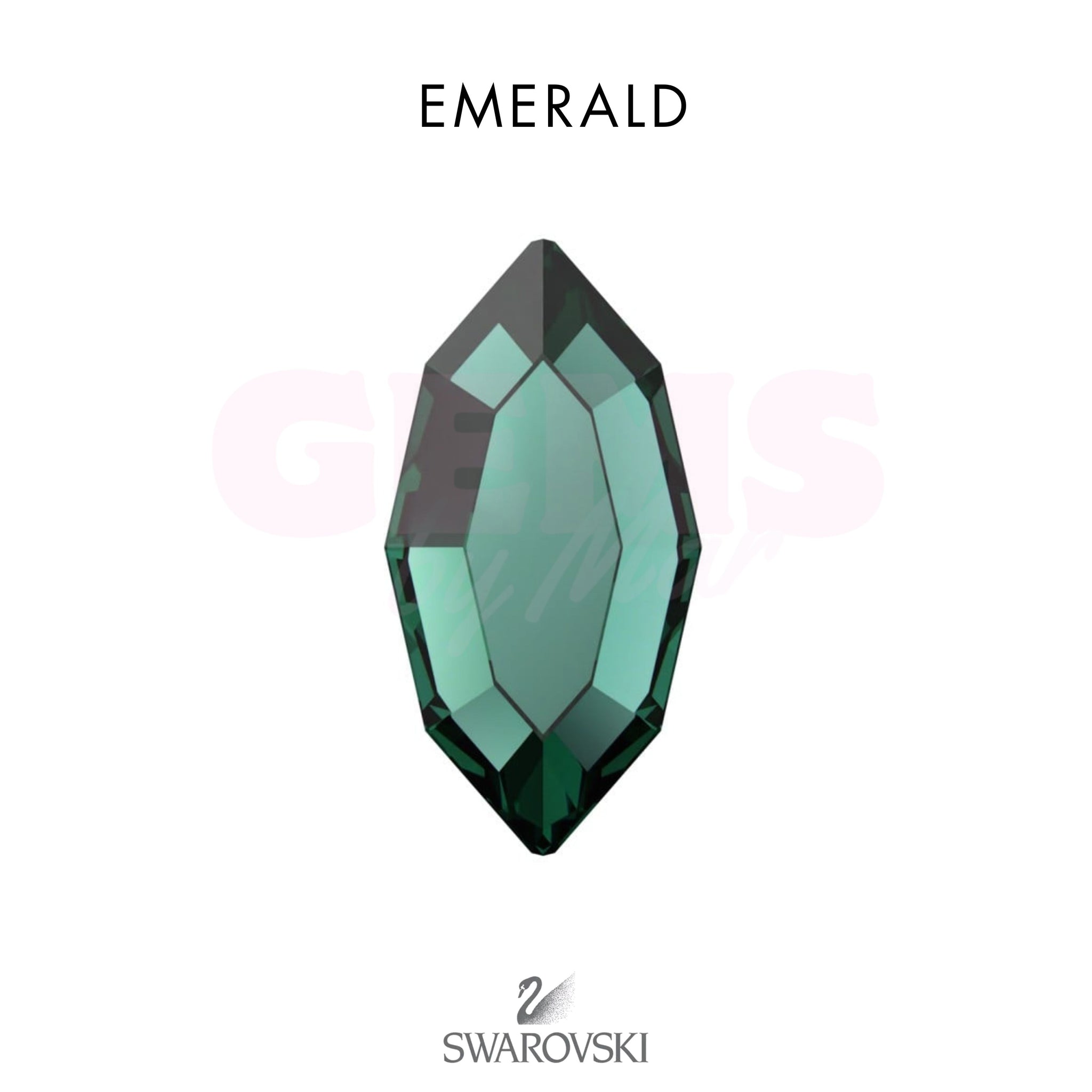 SWAROVSKI® Navette Emerald