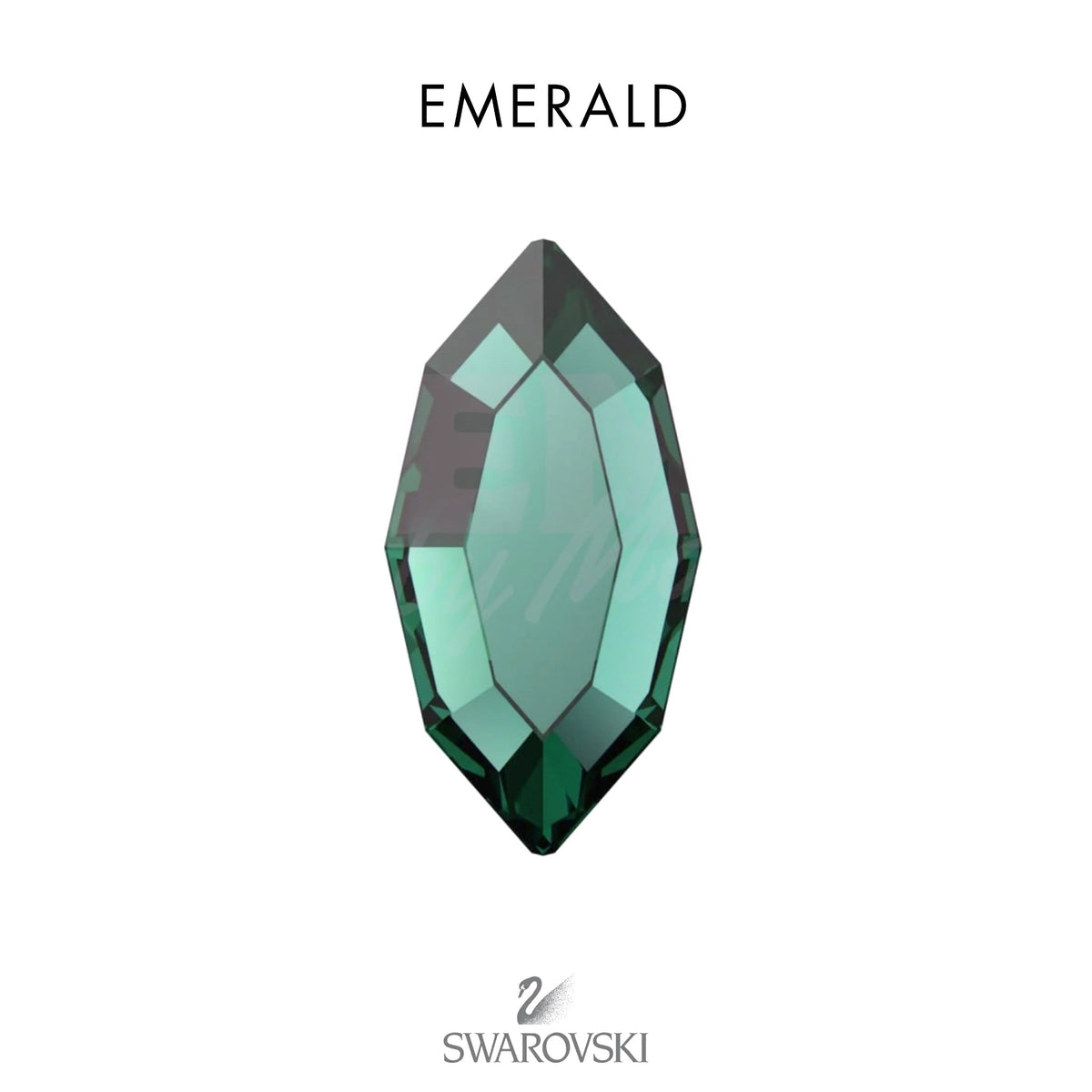 SWAROVSKI® Navette Emerald