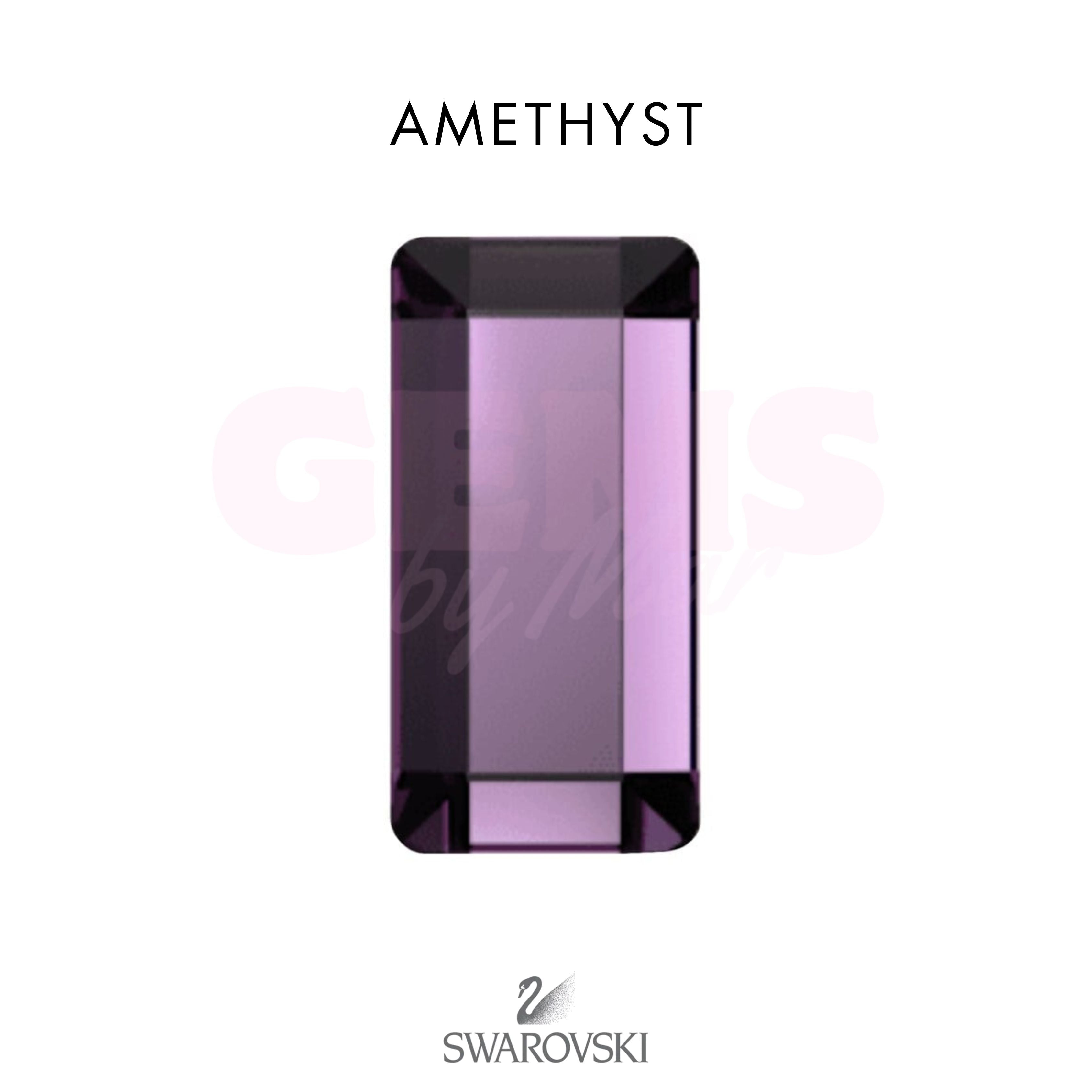 SWAROVSKI® Baguette Amethyst