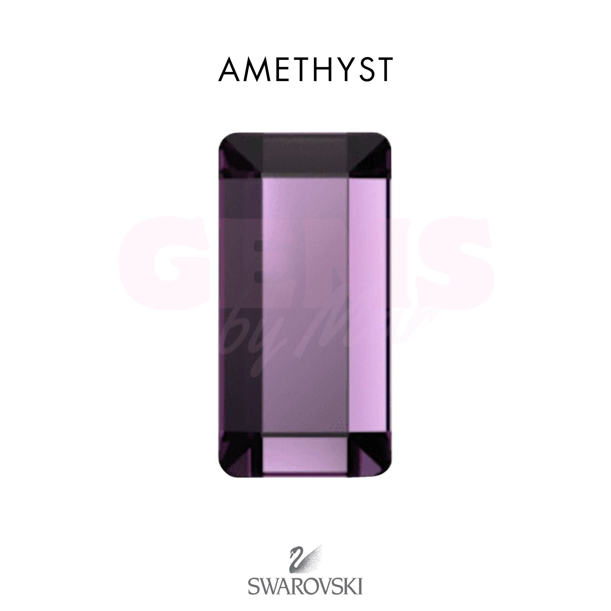 SWAROVSKI® Baguette Amethyst