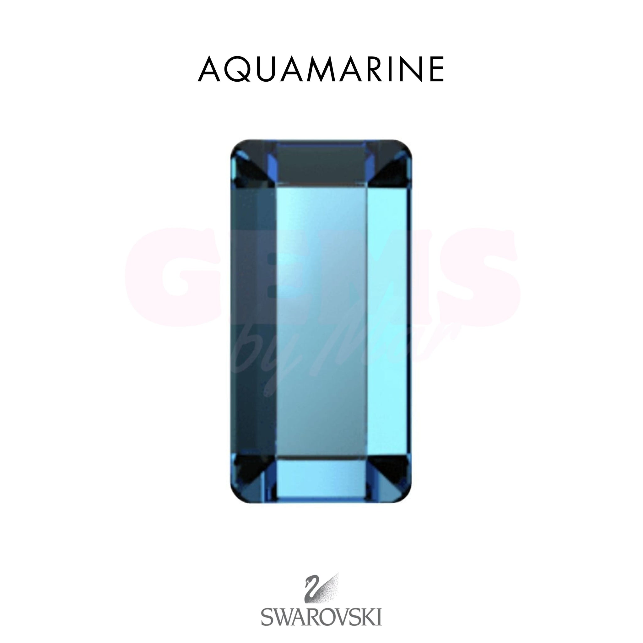 SWAROVSKI® Baguette Aquamarine