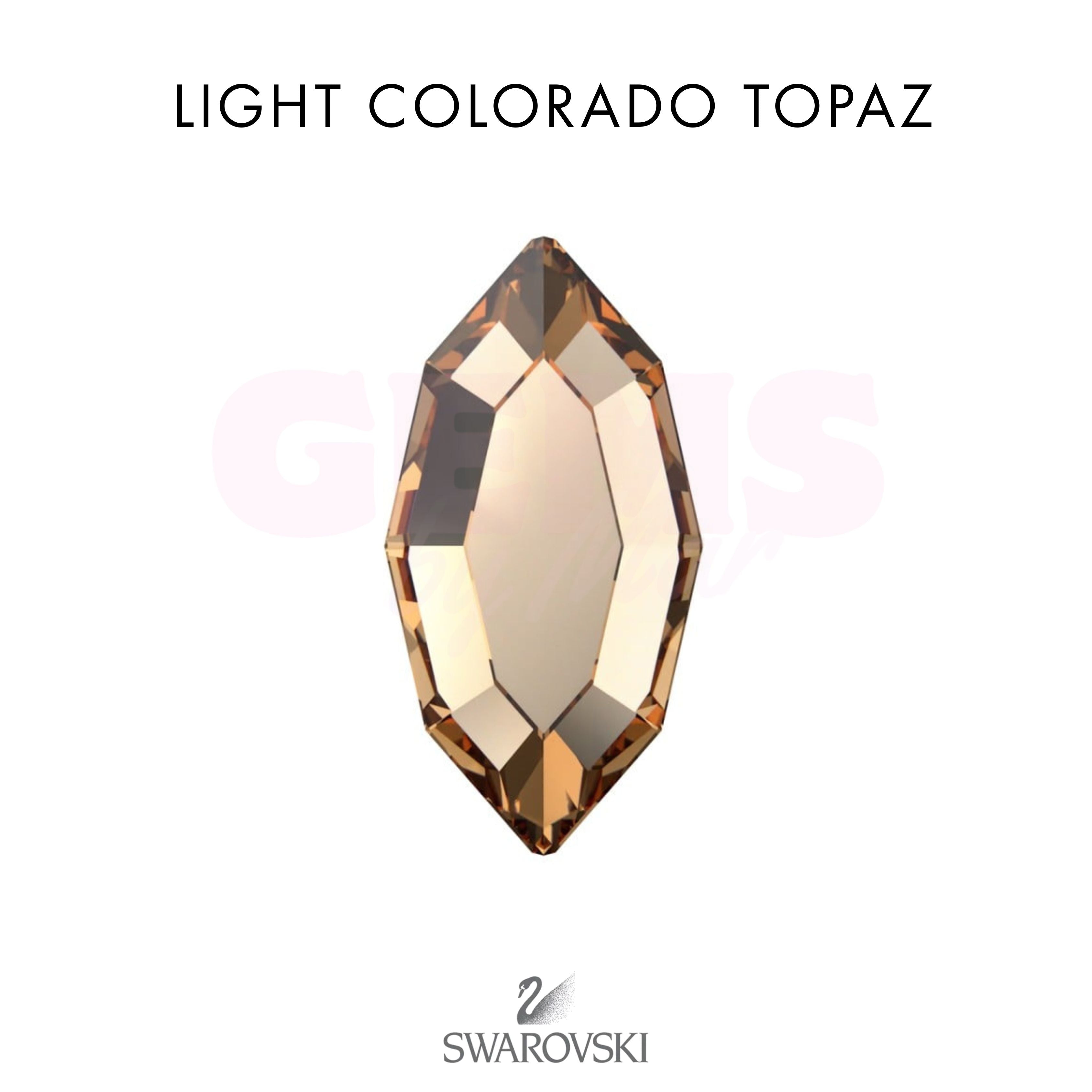 SWAROVSKI® Navette Light Colorado Topaz