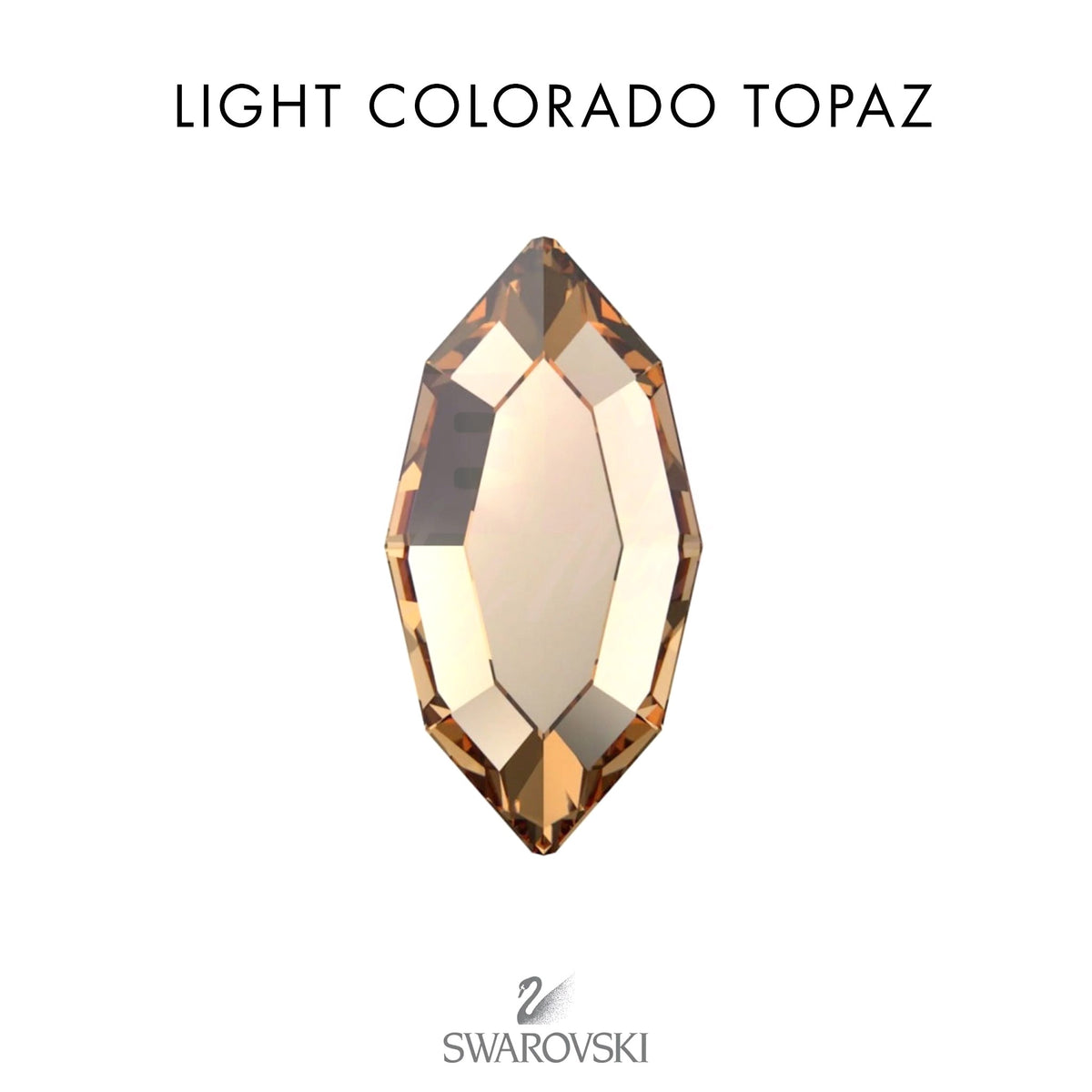 SWAROVSKI® Navette Light Colorado Topaz