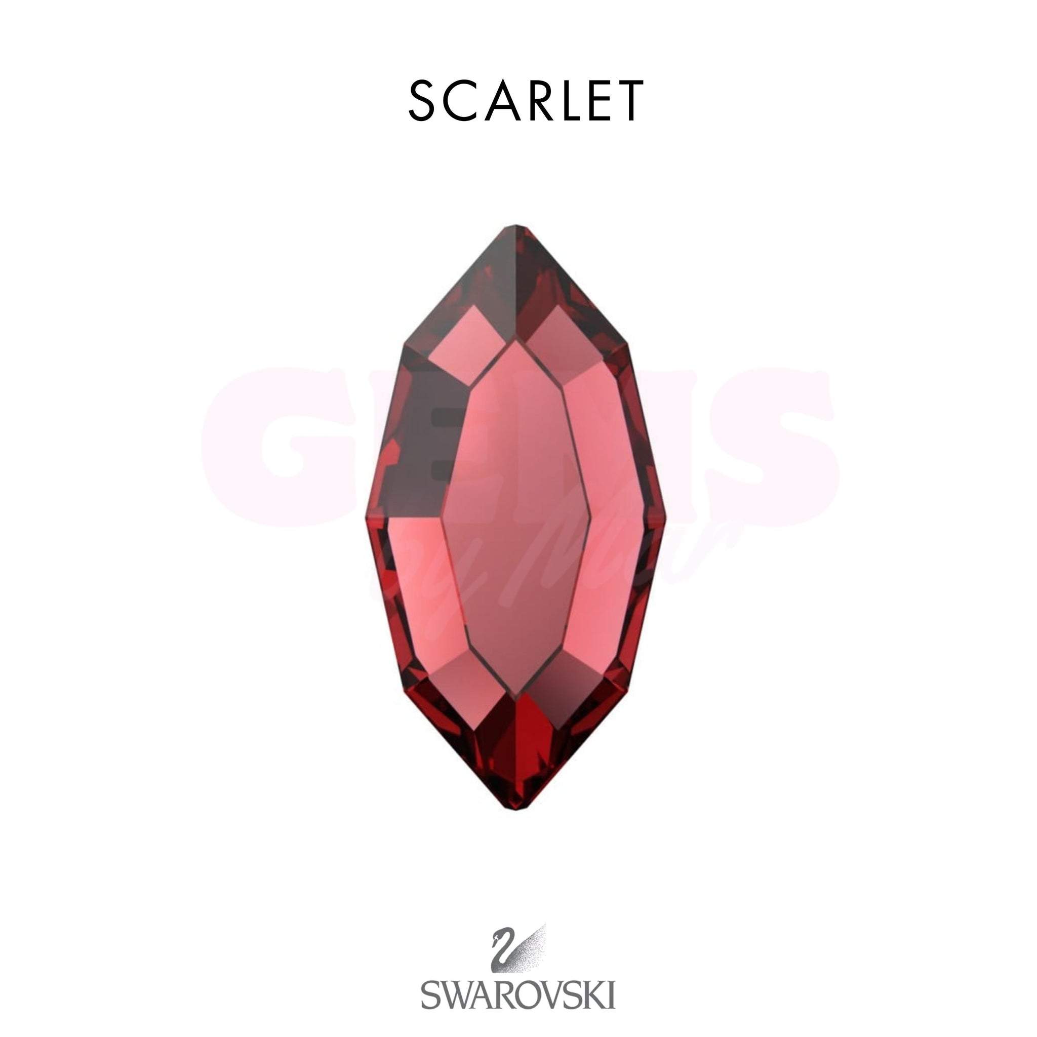 SWAROVSKI® Navette Scarlet