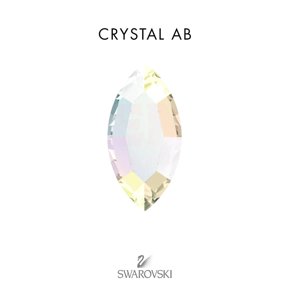 SWAROVSKI® Navette Crystal AB