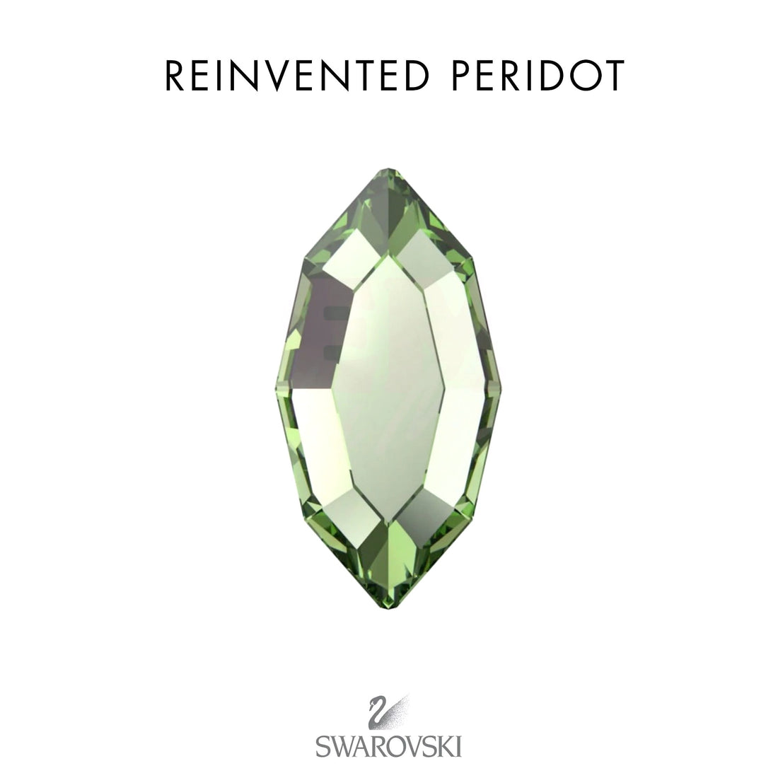 SWAROVSKI® Navette Reinvented Peridot