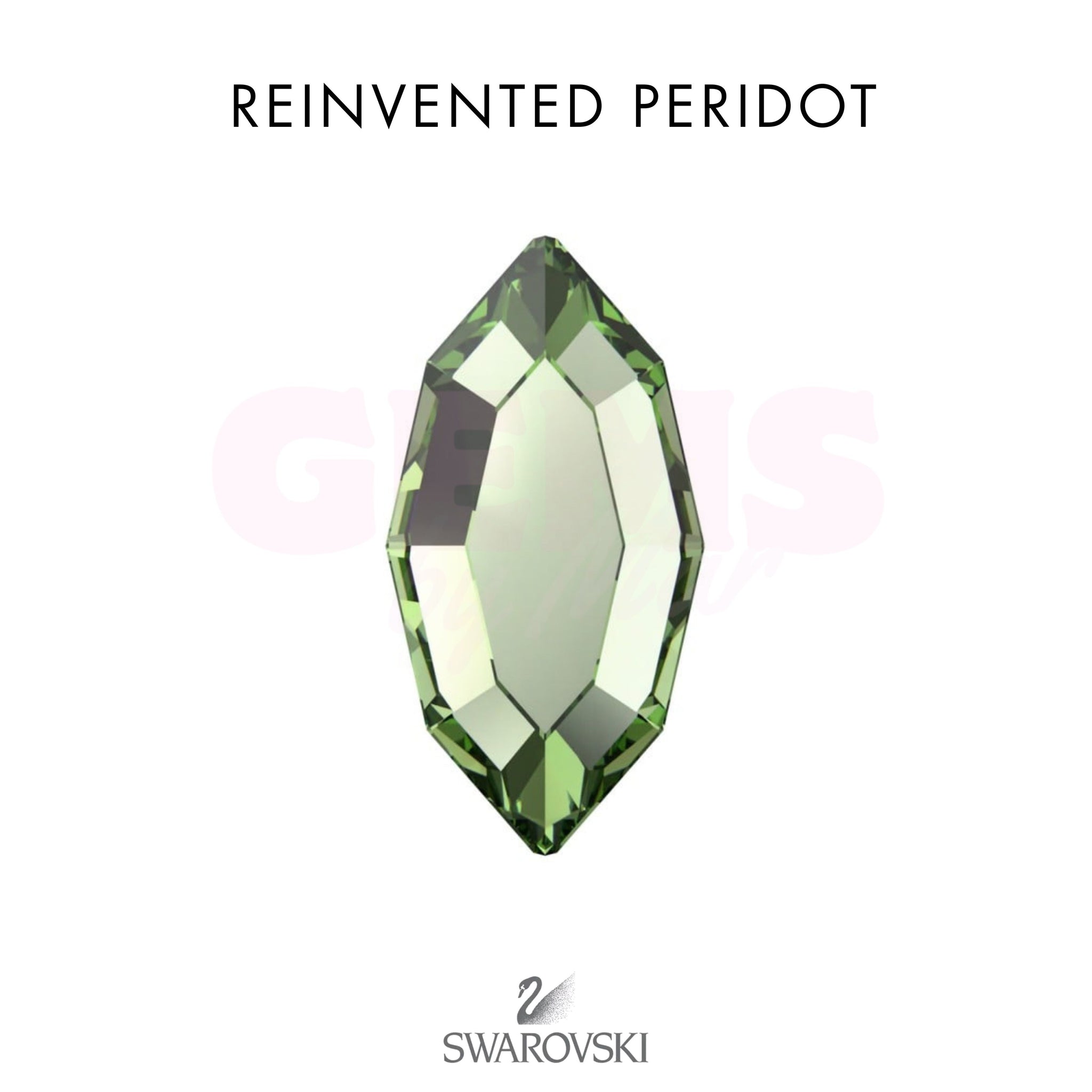 SWAROVSKI® Navette Reinvented Peridot