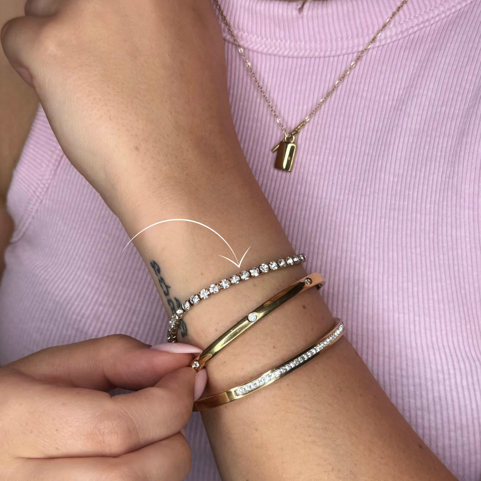 Pulsera Tenis Shiny