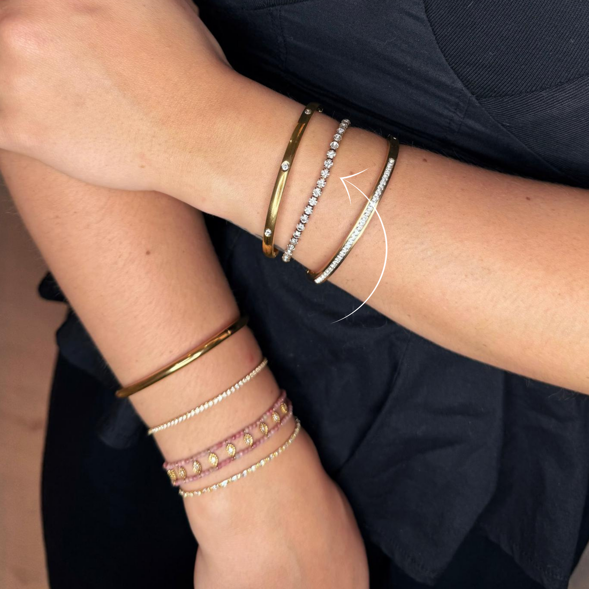 Pulsera Tenis Shiny